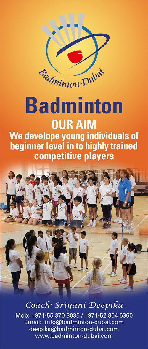 Deepika badminton academy, dubai